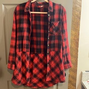 Long flannel
